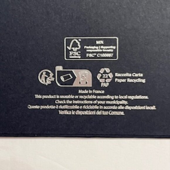 Dior Navy Blue Paper Gift Bag  with flat  envelope (see photo) - Picture 6 of 6